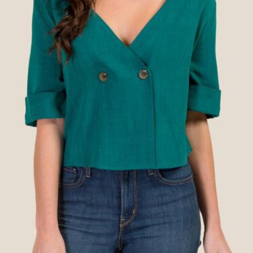 Reese Tuxedo Blouse